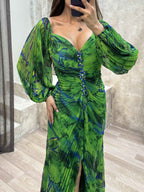 Off Shoulder Pleated Maxi Dress with Diamante Embellishment