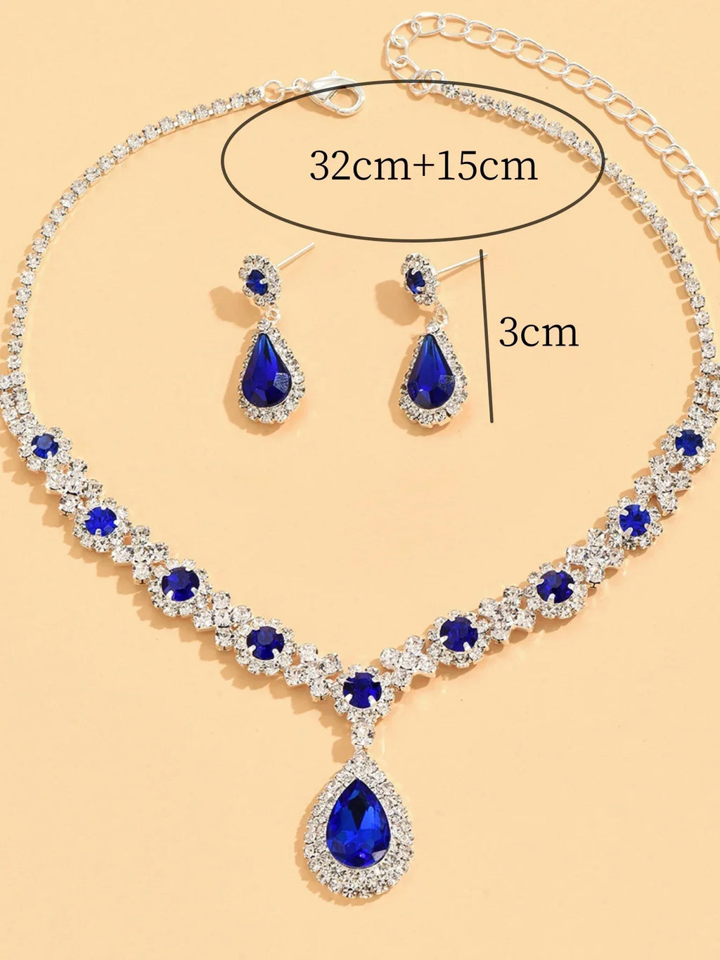 Conjunto de Joias Jardim de Cristal