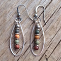Boho druppeloorbellen met kralen