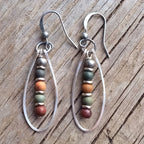 Boho druppeloorbellen met kralen
