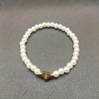 Armband met hart en initiaal van A tot Z
