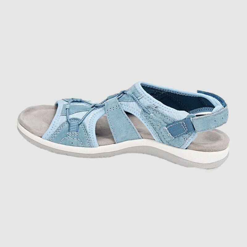 Cut-Out Strap Sport Flat Sandals