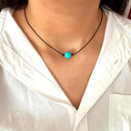 Adjustable Bohemian Turquoise Stone Bead Necklace