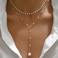 Graduated Pearl Strand Necklace