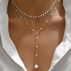 Graduated Pearl Strand Necklace