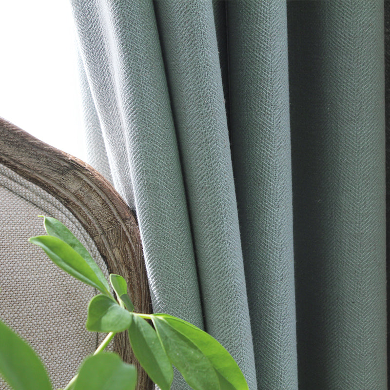 Semi-Sheer Cotton Linen Curtains – Half-Shading, Japanese and Nordic Minimalist Style