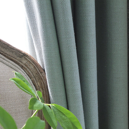 Semi-Sheer Cotton Linen Curtains – Half-Shading, Japanese and Nordic Minimalist Style