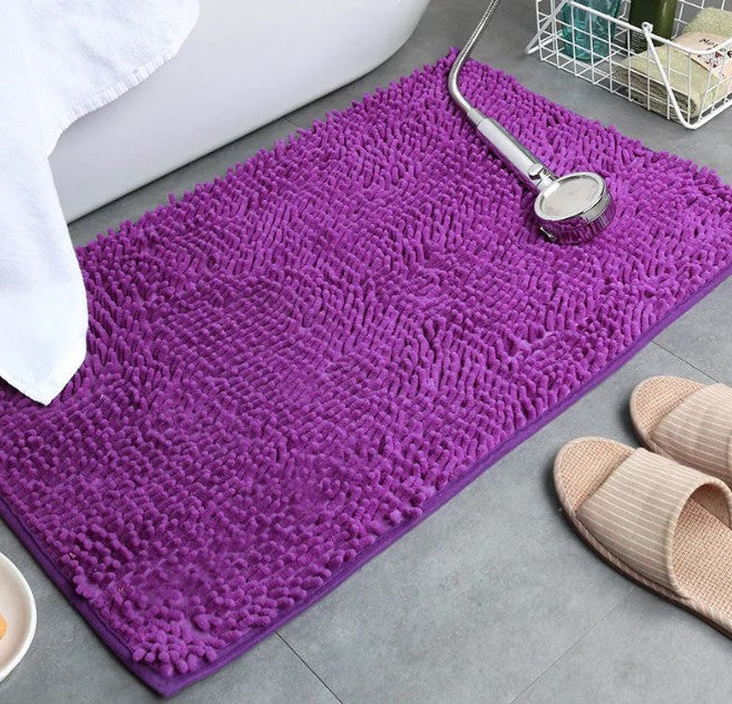 Thick Plush Microfibre Bathroom Floor Mat – Super Absorbent, Non-Slip, Multi-Size