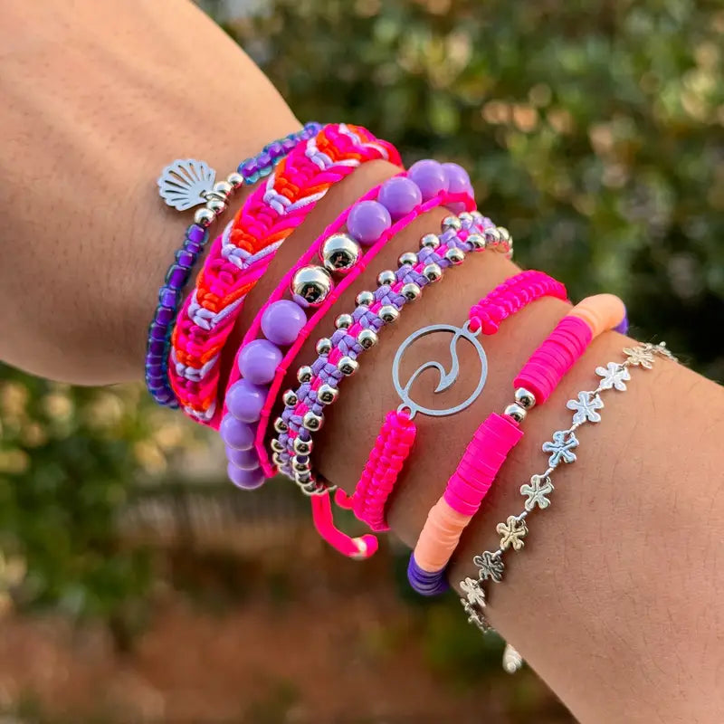 Colourful Braided Summer Bracelet Set