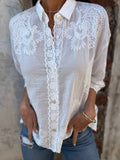Embroidered Cotton-Blend Cardigan with Sweetheart Neckline