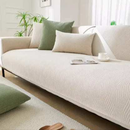 Anti-Slip Sofa Cover – Soft Chenille Couch Slipcover & Protector