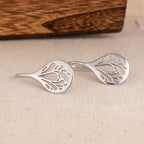 Handcrafted Teardrop Filigree Drop Earrings