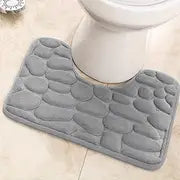 U-Shaped Memory Foam Bath Mat – Super Absorbent, Non-Slip, Toilet Surround
