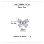 925 Sterling Silver Floral Moissanite Earrings with Round Centre Stone