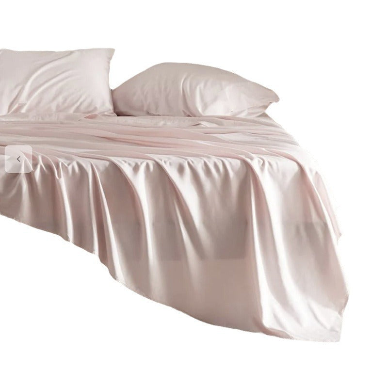 Bamboo Bed Sheet Set – 4-Piece Soft Fitted Sheet & Pillowcase Bedding
