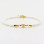Adjustable Initial Letter Bracelet with Heart Detail