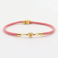 Adjustable Initial Letter Bracelet with Heart Detail