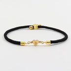 Adjustable Initial Letter Bracelet with Heart Detail
