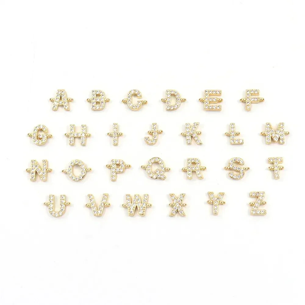 Adjustable Initial Letter Bracelet