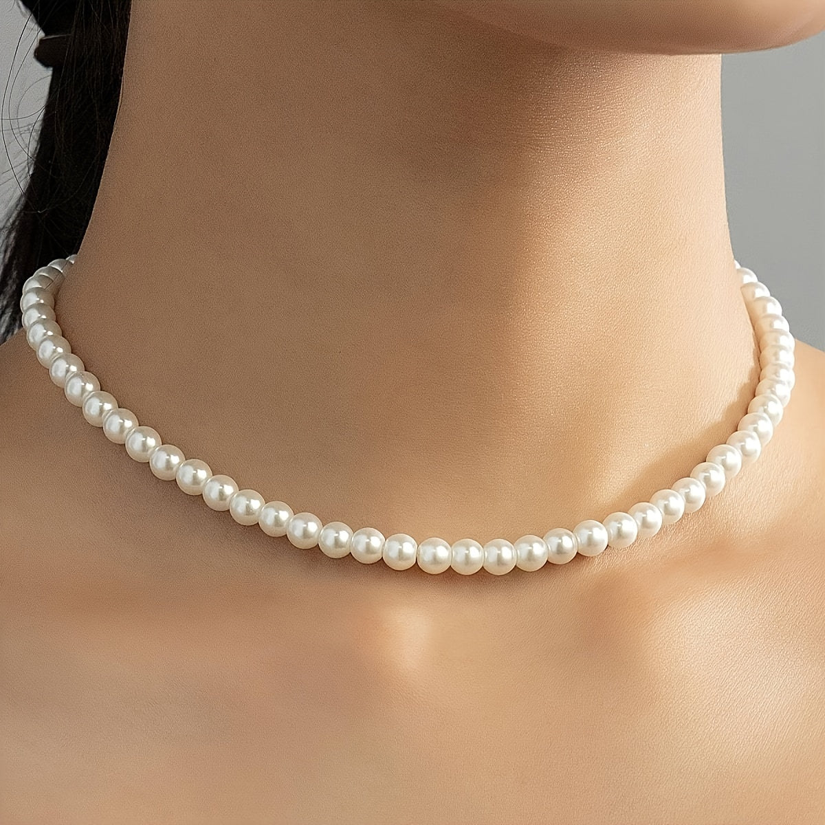 Classic Pearl Necklace in Four Colours