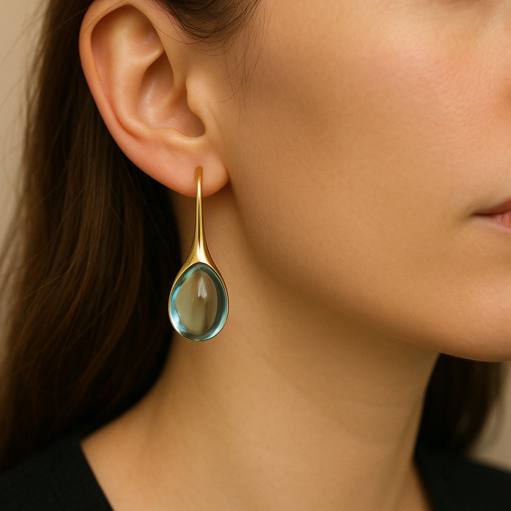 Crystal Drop Earrings in Six Colourways