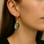 Crystal Drop Earrings in Six Colourways