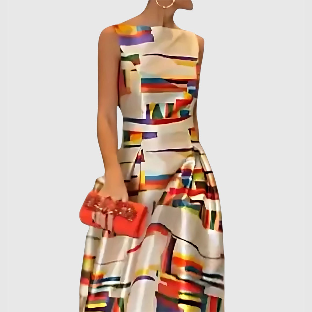 Flowing Relaxed Fit Occasion Maxi Dress