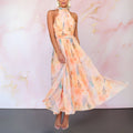 Halter Neck Relaxed Fit Maxi Dress