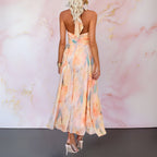 Halter Neck Relaxed Fit Maxi Dress