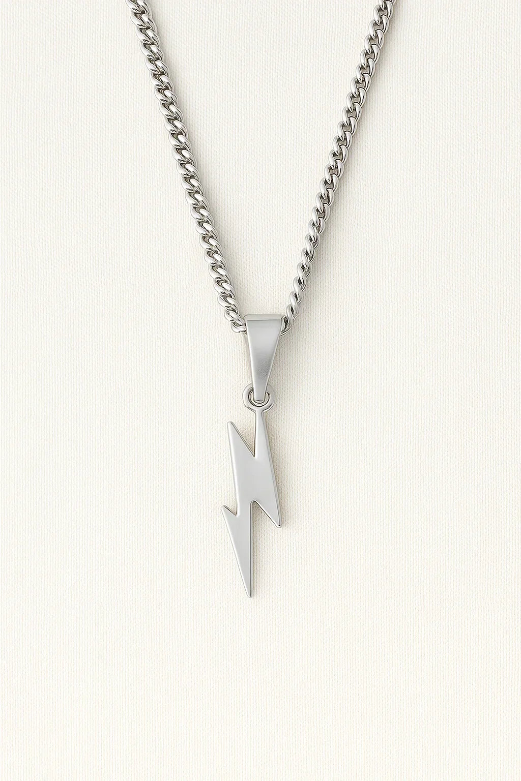 Titanium Steel Chain Necklace with Modern Links