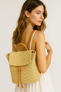 Handwoven Natural Straw Bohemian Beach Bag