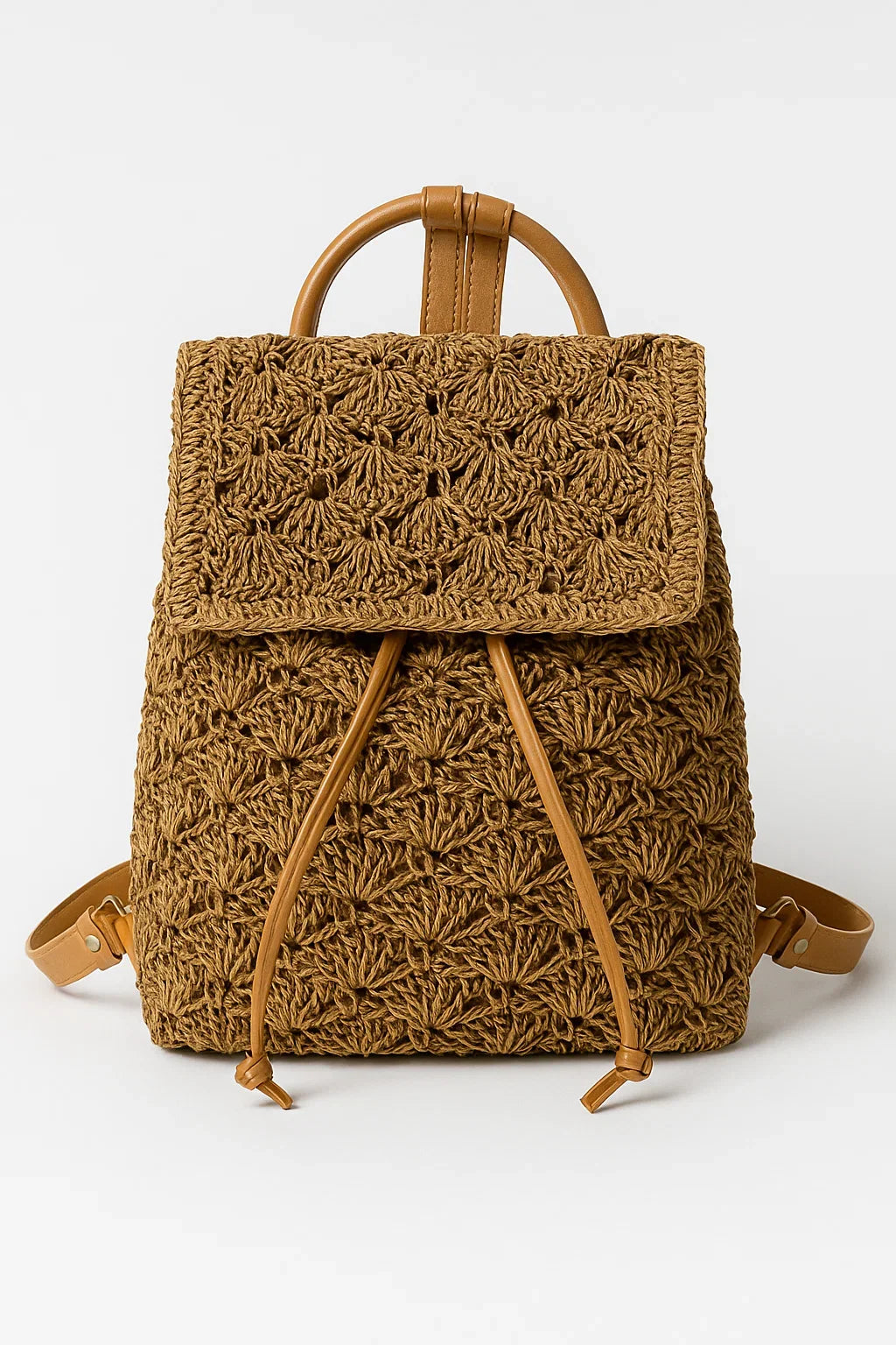 Handwoven Natural Straw Bohemian Beach Bag
