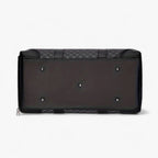 Men's Compact Urban Shoulder Bag with Leaf Pattern