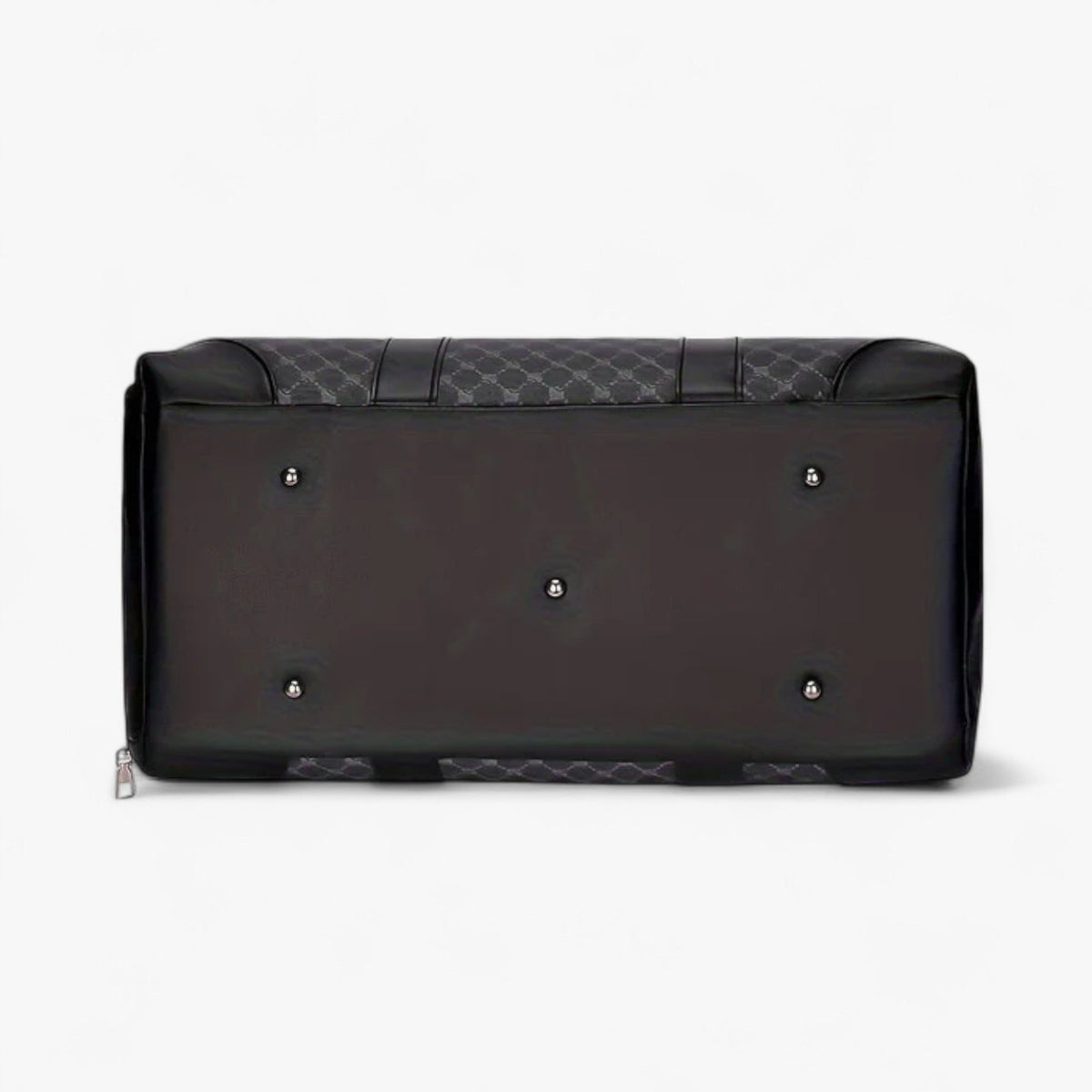 Men's Compact Urban Shoulder Bag with Leaf Pattern