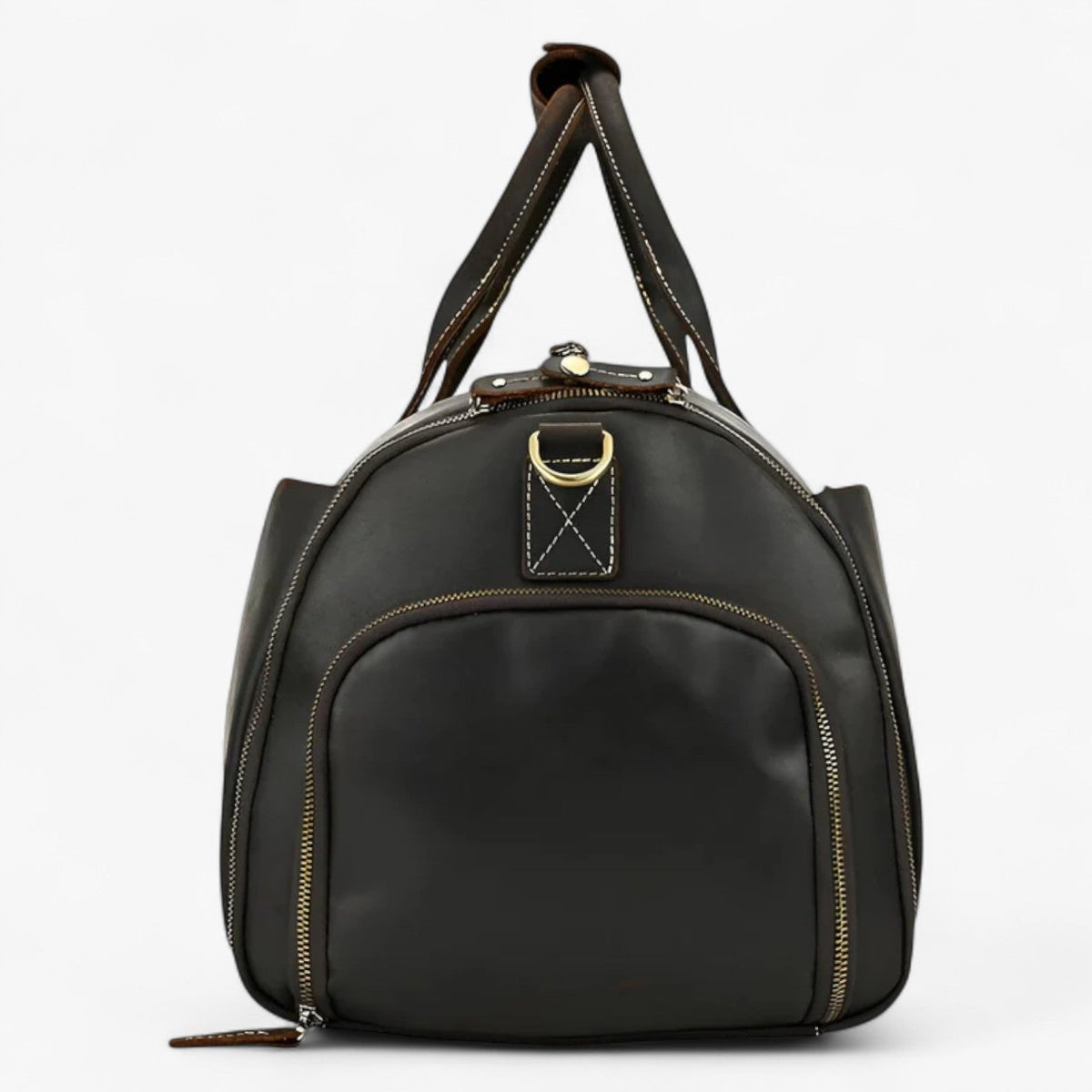 Full-Grain Leather High-Quality Travel Holdall