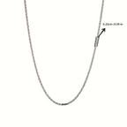 Gedraaide koordketting in acht lengtes