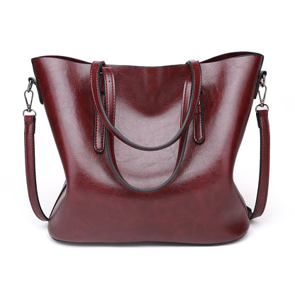 Minimalistische PU Shopper met Ritssluiting