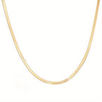Stainless Steel Snake Chain Necklace in Three Lengths