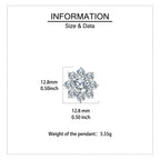925 Sterling Silver Floral Moissanite Cluster Earrings with Petal Design