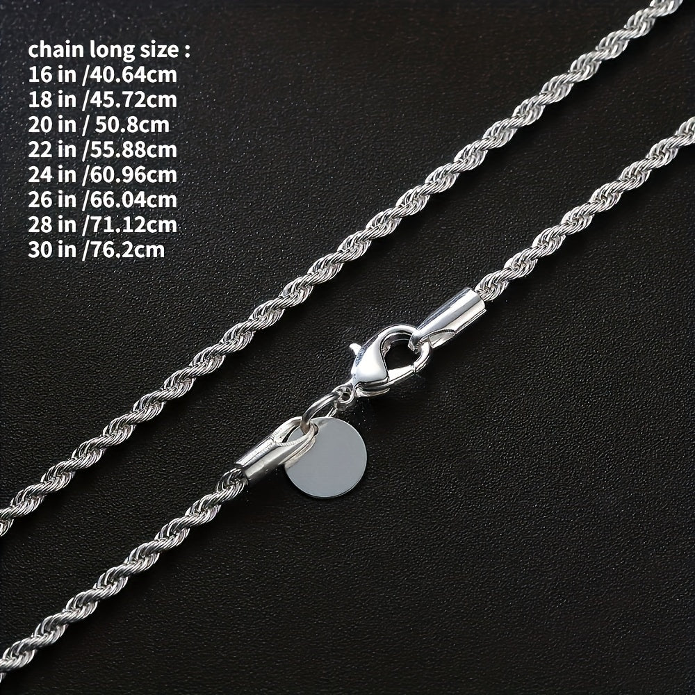 Gedraaide koordketting in acht lengtes