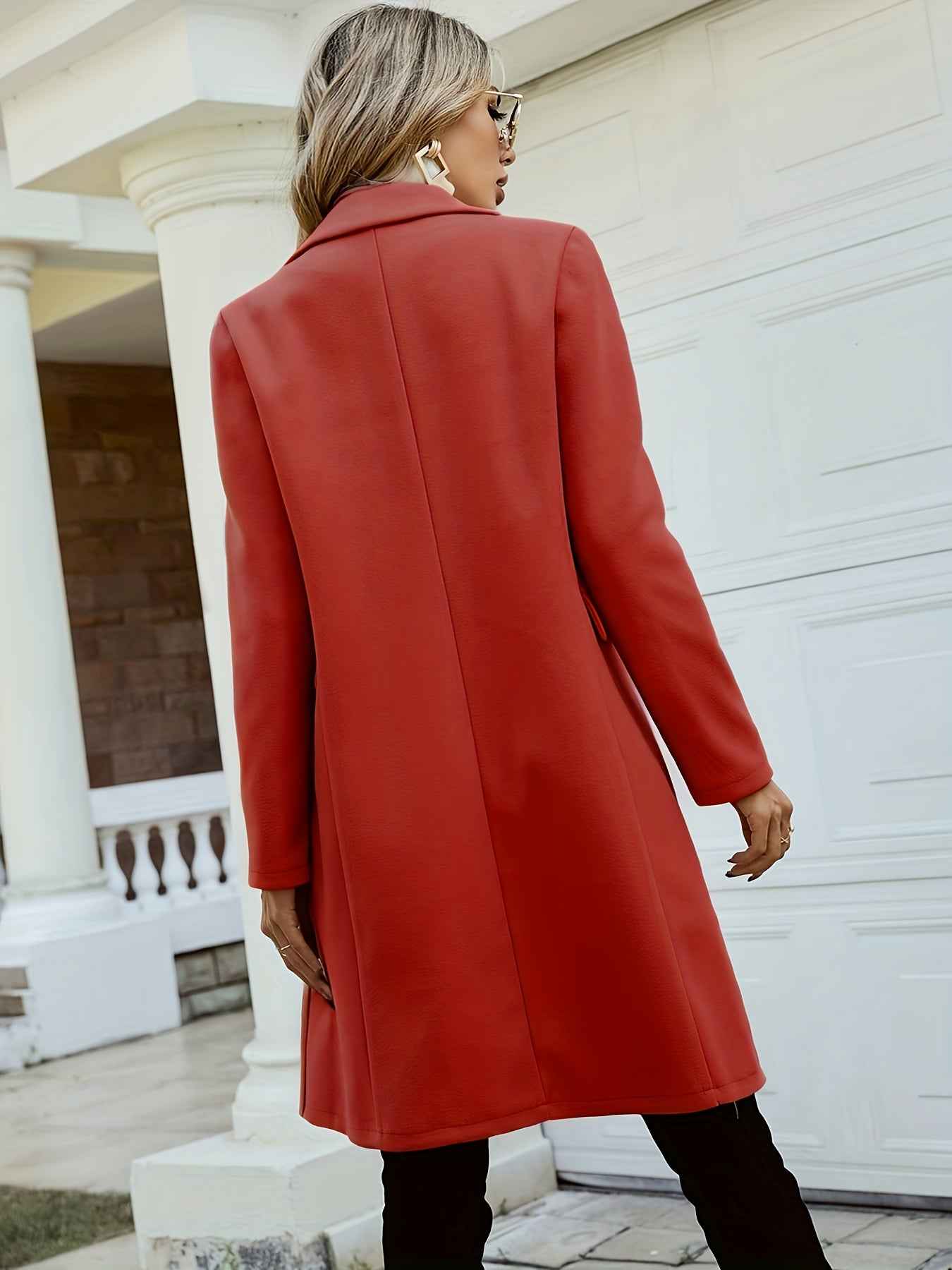 Timeless Tailored Coat with a Clean Longline Silhouette
