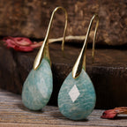 Amazonite Teardrop Earrings