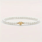 Armband met hart en initiaal van A tot Z