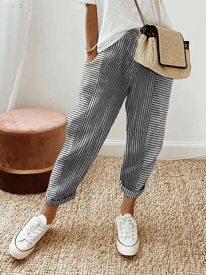 Tapered Drawstring Trousers