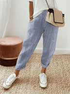 Tapered Drawstring Trousers