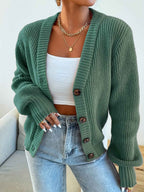 Longline Draped Cardigan for Layering Over Dresses