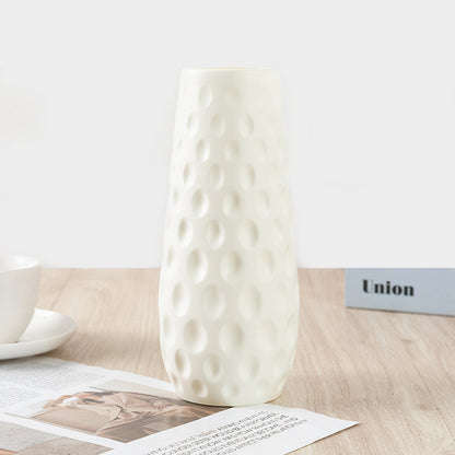 Nordic Style Plastic Decorative Vase – Break-Resistant, Lightweight, Multiple Colours