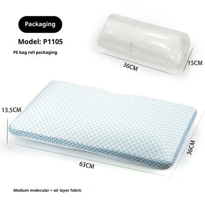 Cervical Memory Foam Pillow – Neck Support Bed Pillow with Breathable Cover