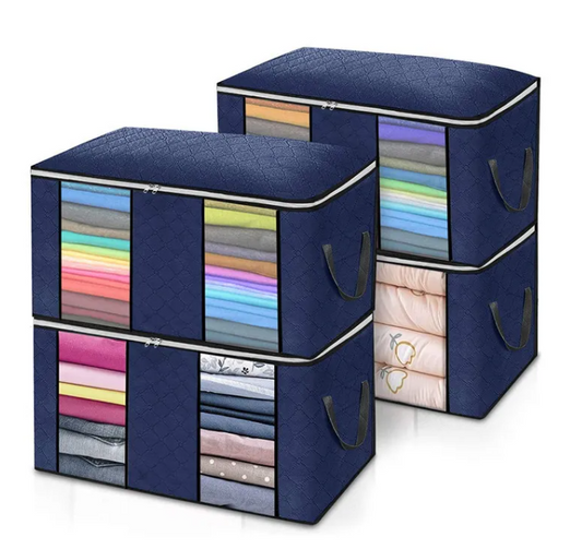 Foldable Quilt & Blanket Storage Bags – Bedding Organiser, Dustproof