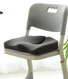 Memory Foam Seat Cushion – Tailbone & Coccyx Support for Office & Car